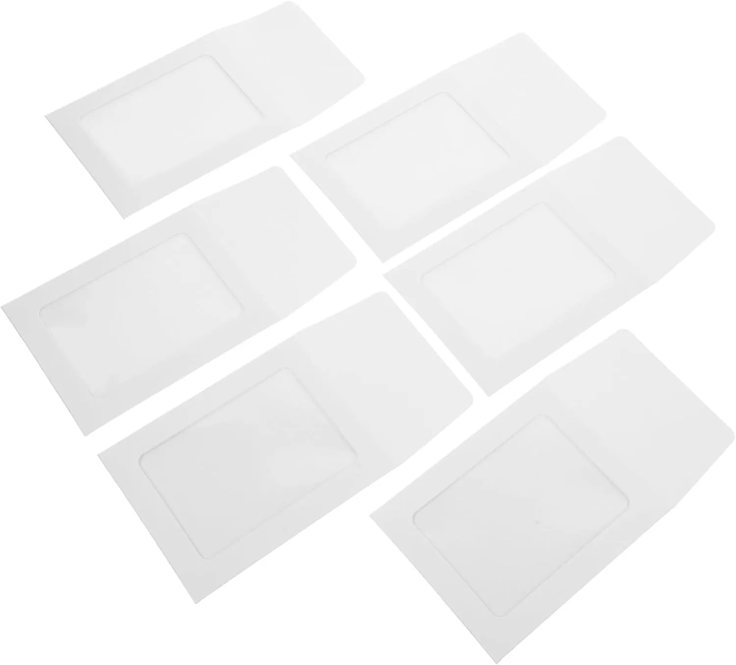 100pcs Transparent Card Sleeves for Photos Postcards and Game Cards Portable Cardholders Top Open Design for Easy Access and Safe Storage Multi-use Display Macaron Style