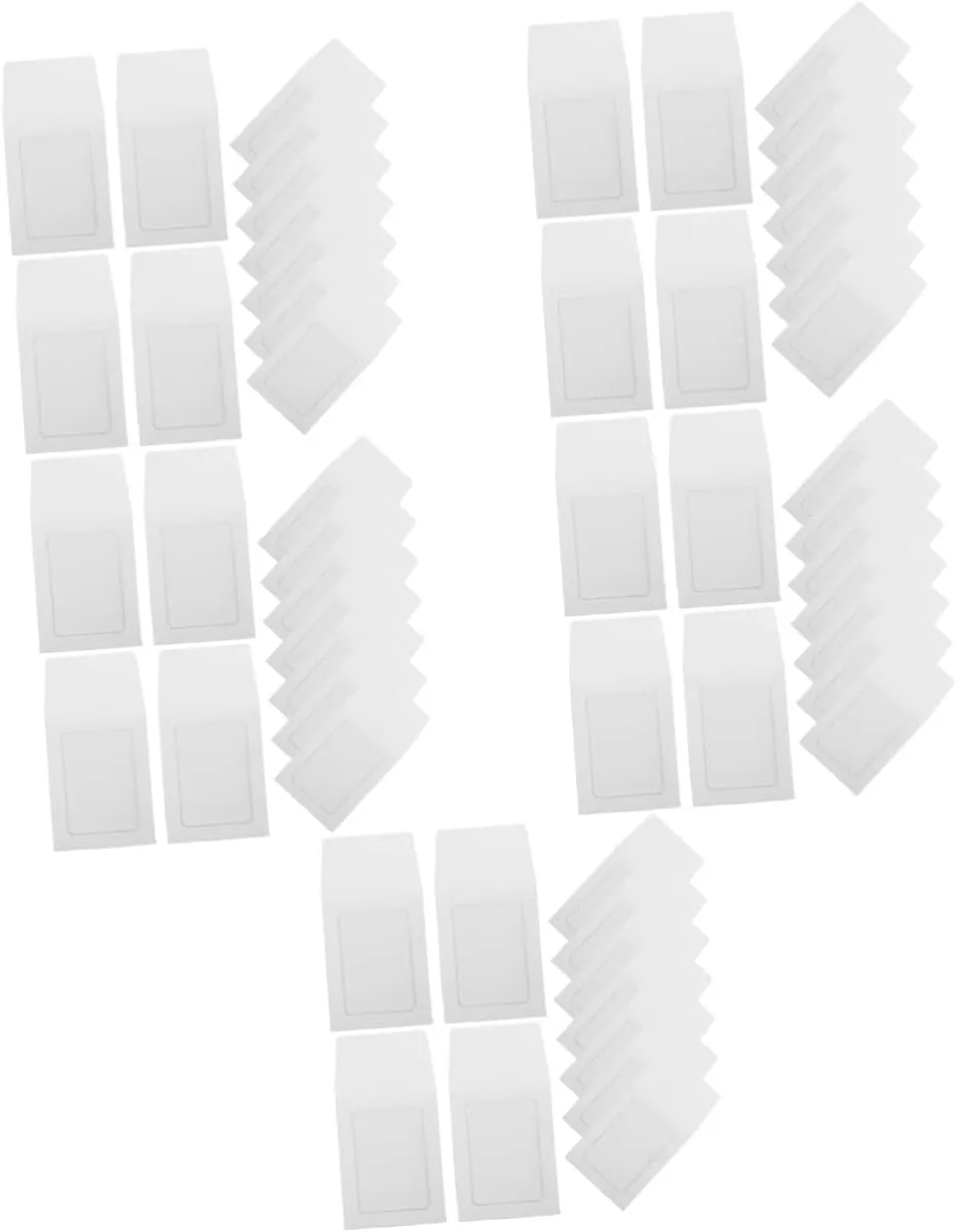 100pcs Transparent Card Sleeves for Photos Postcards and Game Cards Portable Cardholders Top Open Design for Easy Access and Safe Storage Multi-use Display Macaron Style