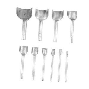 10pcs Leather Half Round Cutter Punch Durable Leather Craft Tools for DIY Projects for Belts and Handbags Various for Versatile Use