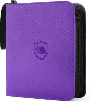 1200 Pockets Trading Card Binder, PU Cover Zipper Card Collection Album, Sturdy Card Folder Holder for MTG, TCG, Game Cards, Sports Cards