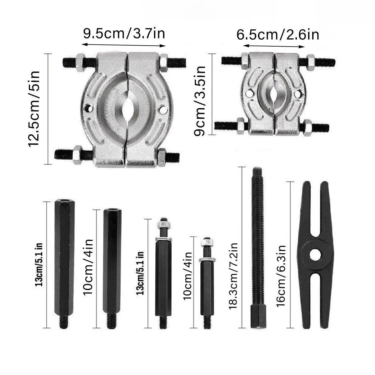 12pcs Separator Combination Disassembly Tool Kit for Engine Gear Repair Removal