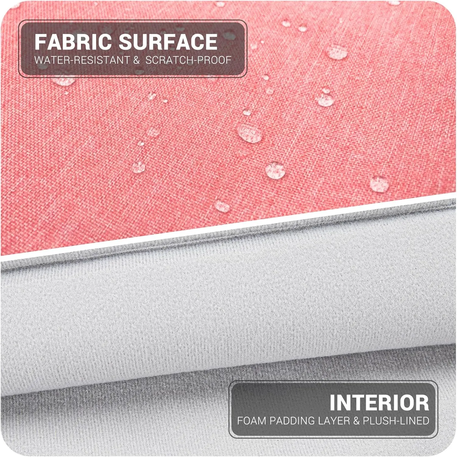 15.6-16 Inch Laptop Sleeve Shoulder Bag Waterproof Notebook Chromebook Computer Carrying Case Compatible with 15.6 inch Acer Asus Dell HP Thinkpad, Pink