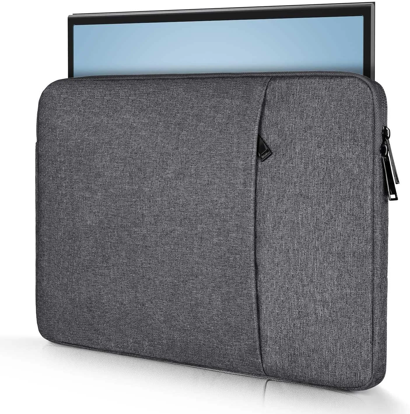 16.1 Inch Portable Monitor Case Sleeve Bag for 16" Veout KYY Lepow GTEK ViewSonic ZSCMALLS 15.6" USB-C Portable Display Monitors, 15"x10.8" Space Grey