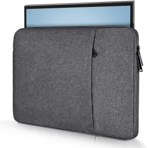 16.1 Inch Portable Monitor Case Sleeve Bag for 16" Veout KYY Lepow GTEK ViewSonic ZSCMALLS 15.6" USB-C Portable Display Monitors, 15"x10.8" Space Grey