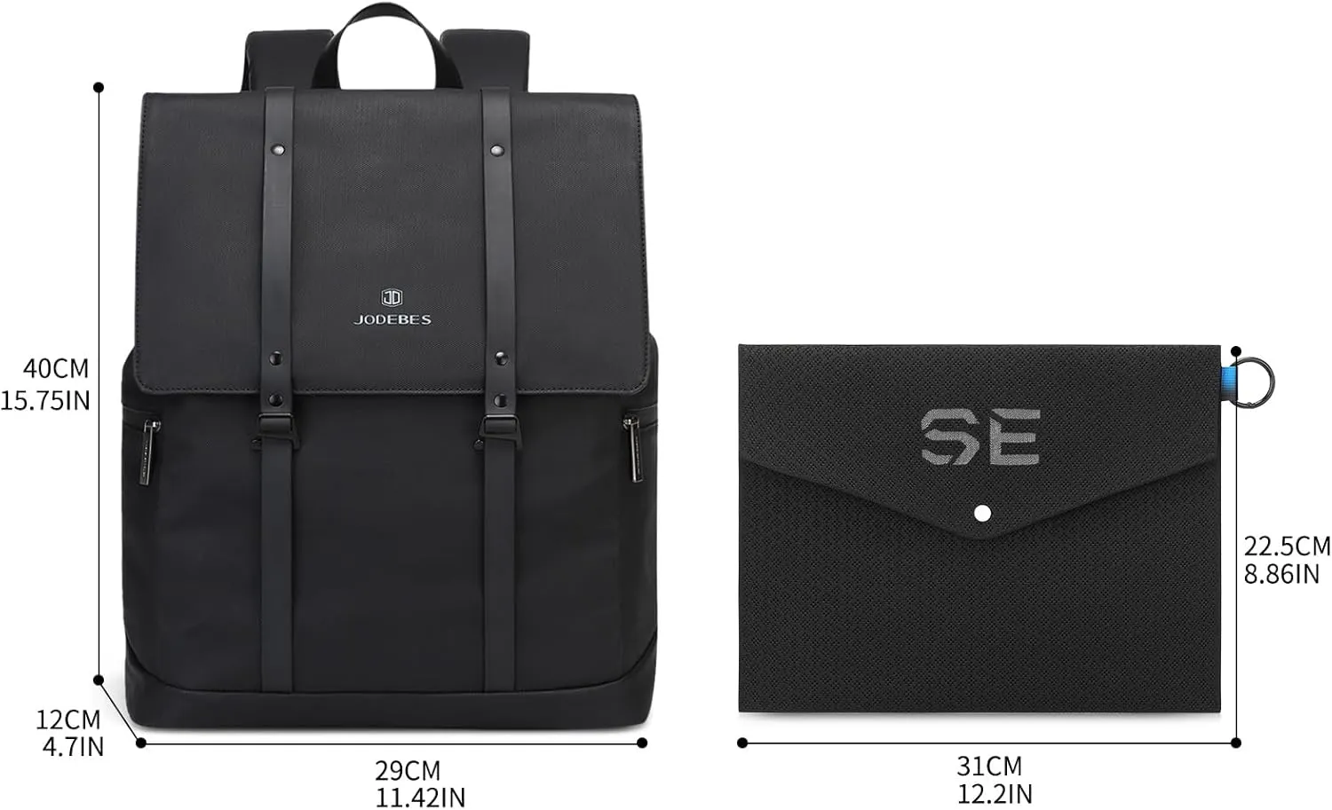 18L Travel Laptop Backpack,Business Anti Theft Slim Sturdy Laptops Backpack,Water Resistant College School Computer Bag Gift for Men & Women Fits 15.6 Inch Notebook(Black)