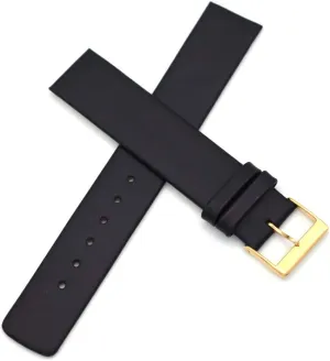 18mm Screwing Genuine Leather Watch Strap Replacement for Skagen