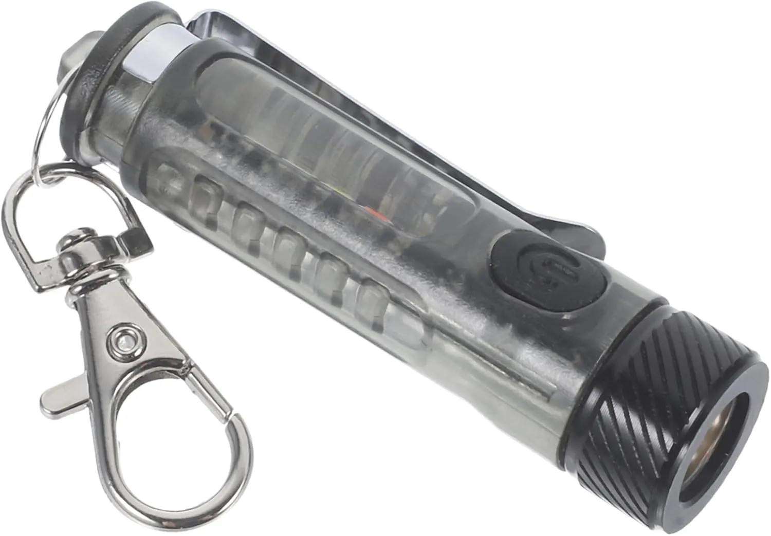 1Set LED Flashlight Rechargeable Keychain Ultra Compact Design for Outdoor Use Camping Supply and Keychain Decor Bright Illumination for Nighttime Adventures