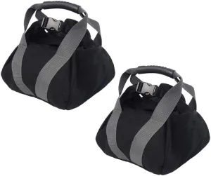 2 Pcs Adjustable Heavy Fitness Power Sandbag, Portable Adjustable Canvas Sand Kettlebell Soft Sand Bag, Weightlifting Dumbbell for Home Training, Fitness, Yoga Workout