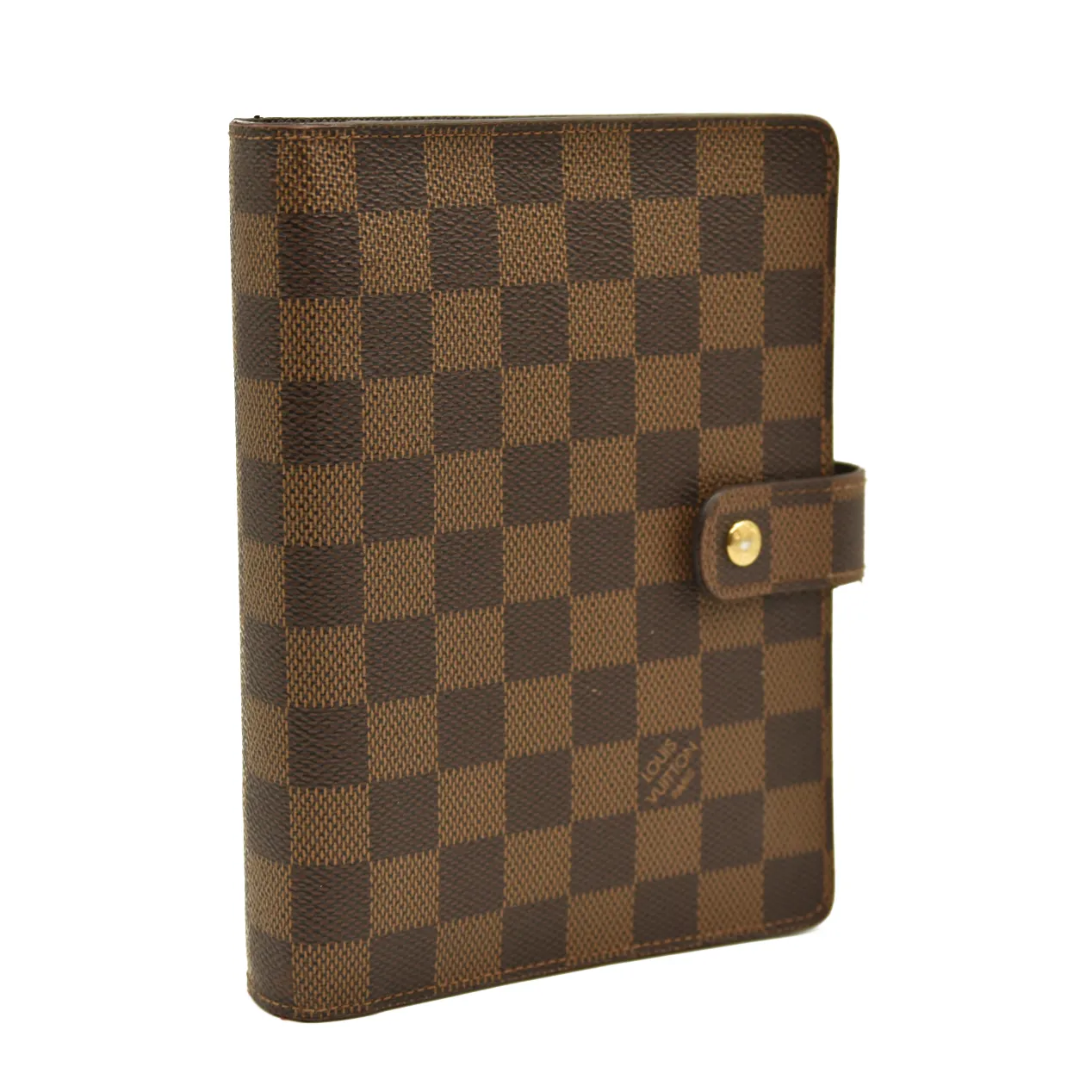 2012 Louis Vuitton  Damier Ebene Medium Ring Agenda Cover SP4182