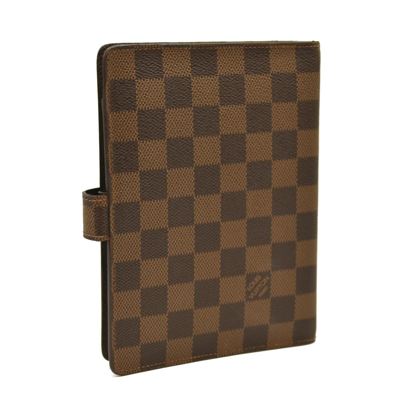 2012 Louis Vuitton  Damier Ebene Medium Ring Agenda Cover SP4182