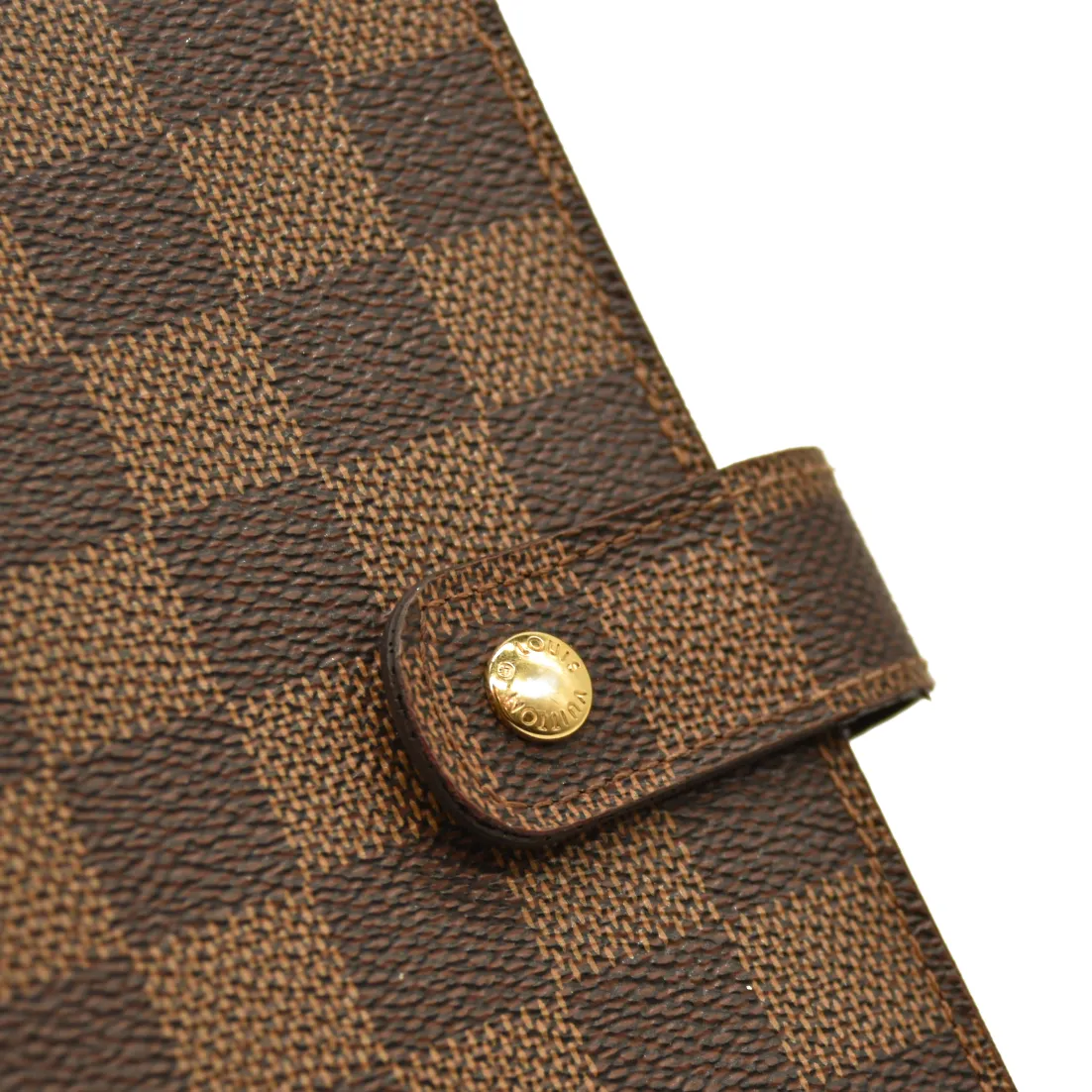 2012 Louis Vuitton  Damier Ebene Medium Ring Agenda Cover SP4182