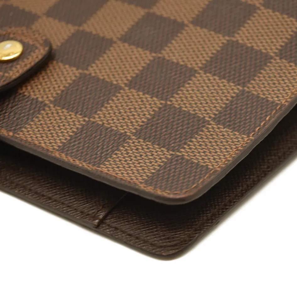 2012 Louis Vuitton  Damier Ebene Medium Ring Agenda Cover SP4182