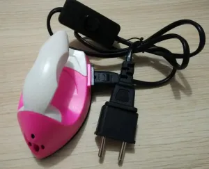 220V 35W EU plug constant temperature 180C degree mini DIY use electric iron 10X6X7cm