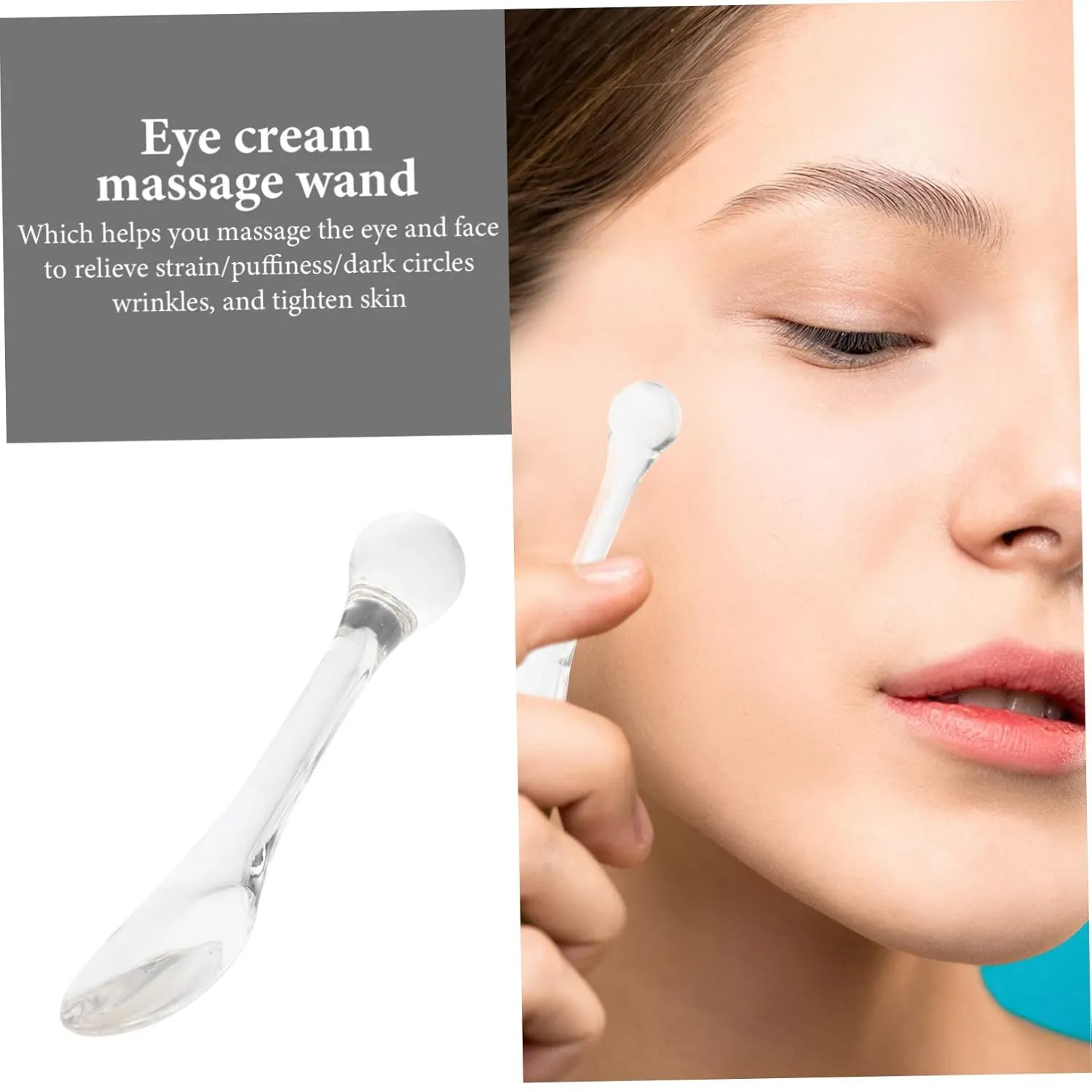 25pcs Compact Eye Cream Spoons Applicator for Daily Use Convenient Massage Tool for Eye Care Promotes Absorption Portable for Travel and Home Use