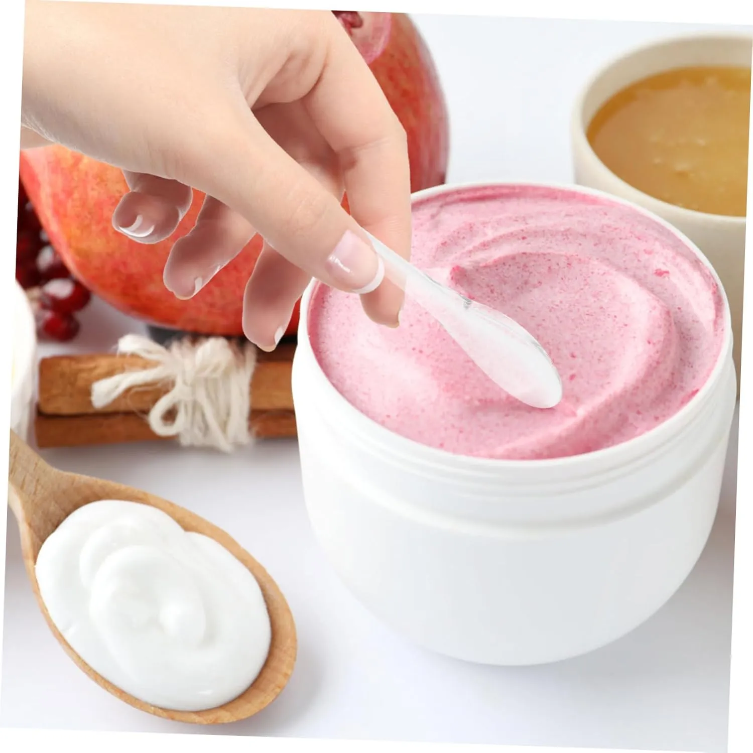 25pcs Compact Eye Cream Spoons Applicator for Daily Use Convenient Massage Tool for Eye Care Promotes Absorption Portable for Travel and Home Use