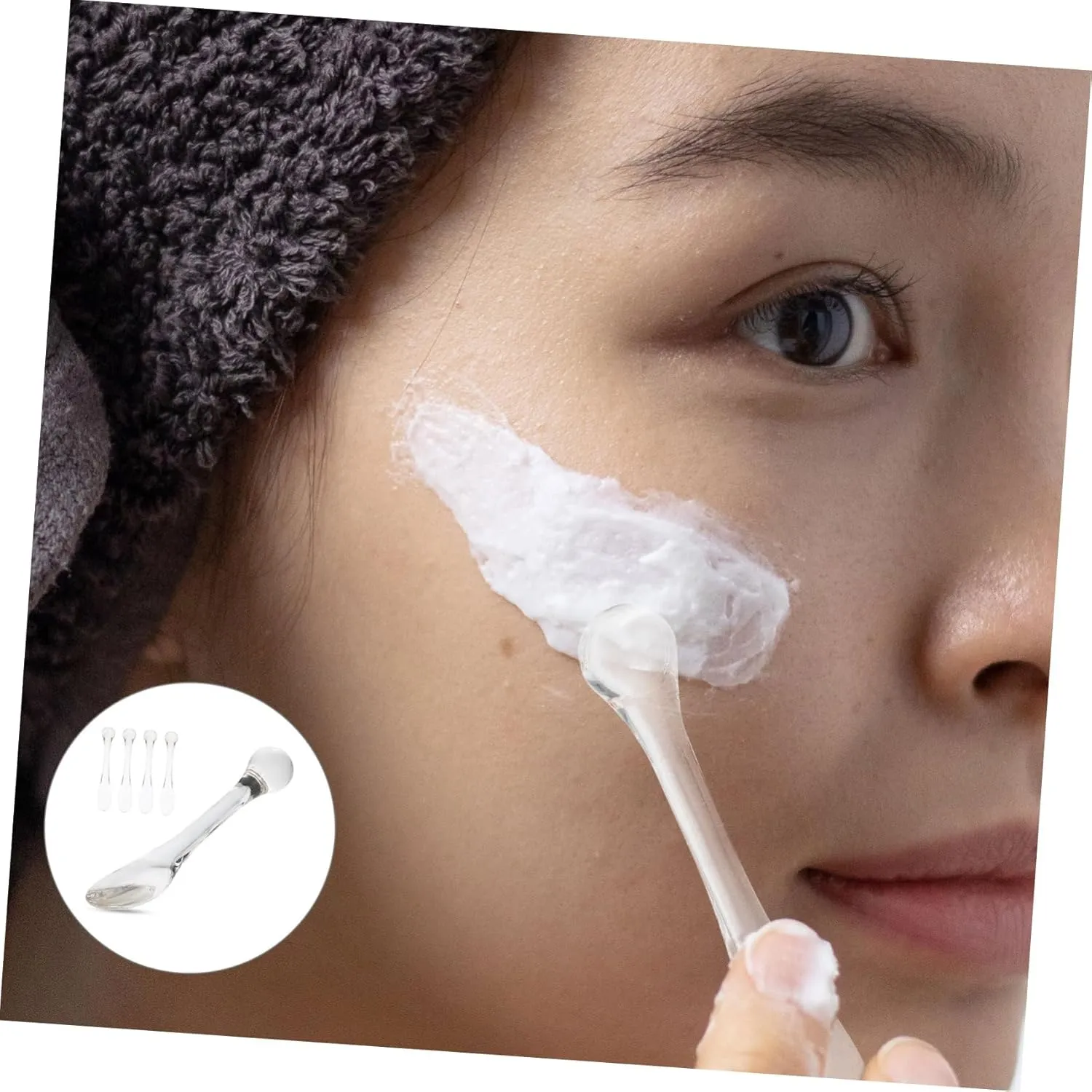 25pcs Compact Eye Cream Spoons Applicator for Daily Use Convenient Massage Tool for Eye Care Promotes Absorption Portable for Travel and Home Use