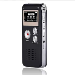 32GB Digital Voice Recorder,Playback Digital Voice Activated,Portable Tape Audio Recording Device,Noise Reduction Audio Upgraded Small Tape Recorder for Lectures Meetings