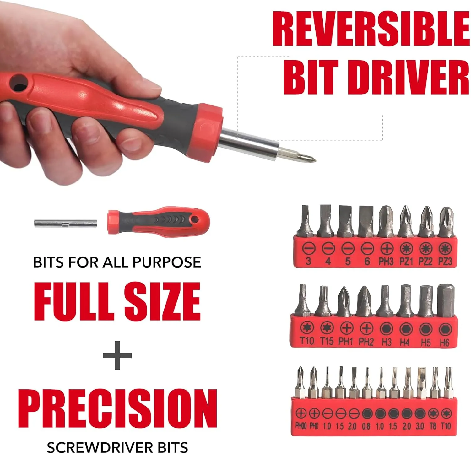 38 Pieces Tool Set with Portable Storage Boxes, Basic Home Red Tool Kit for Daily Repairing and Maintenance, Home DIY Tool Kit Set for Office & Garage