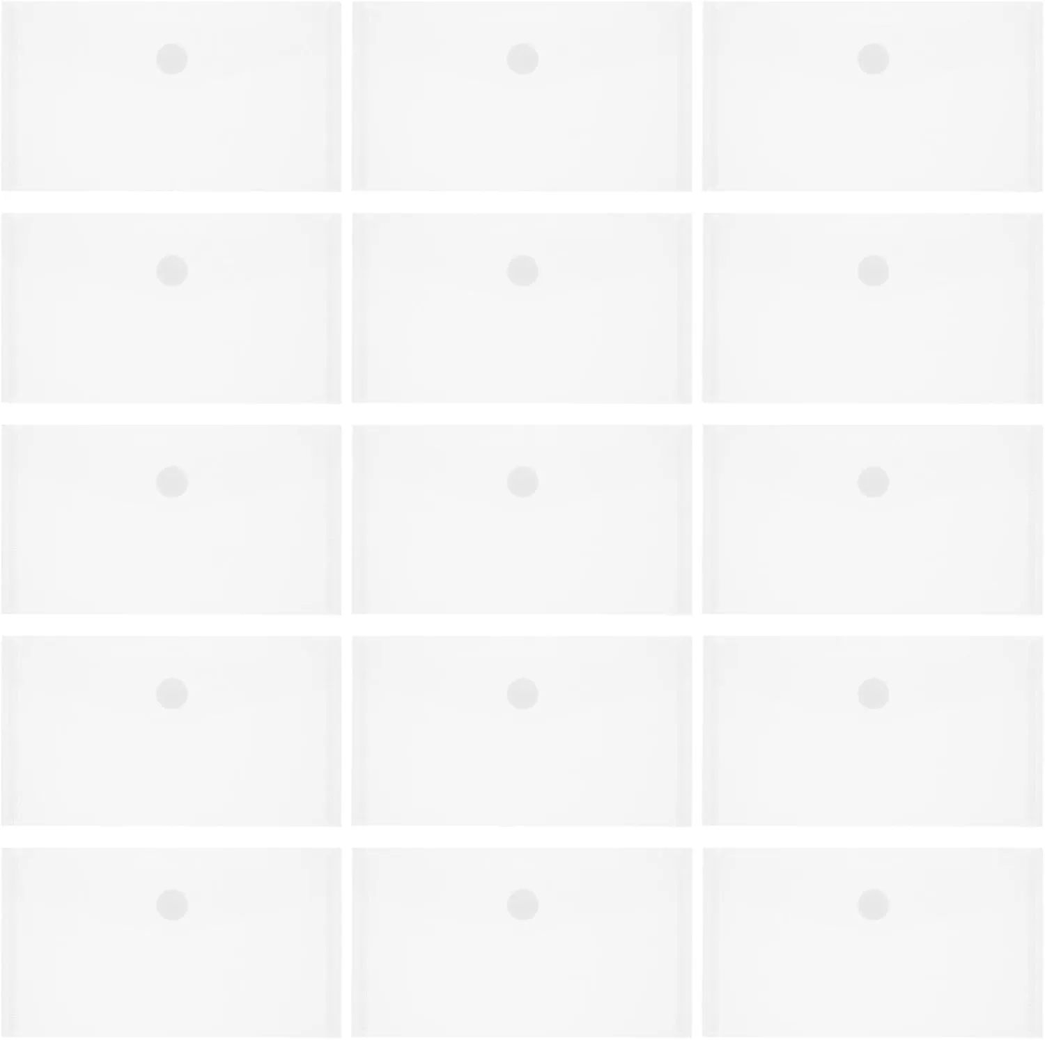 40pcs Cash Bag Waterproof Clear Plastic Pouch Money Document Storage Office Transparent File Organizer For Bank Deposits Checks And