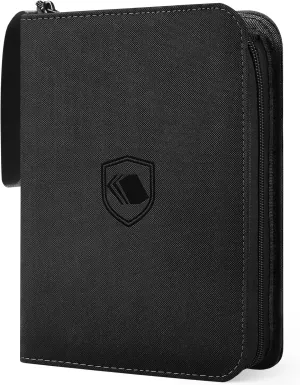 440 Pockets Trading Card Binder, PU Cover Zipper Card Collection Album, Sturdy Card Folder Holder for MTG, TCG, Game Cards, Sports Cards