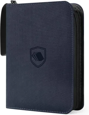 440 Pockets Trading Card Binder, PU Cover Zipper Card Collection Album, Sturdy Card Folder Holder for MTG, TCG, Game Cards, Sports Cards