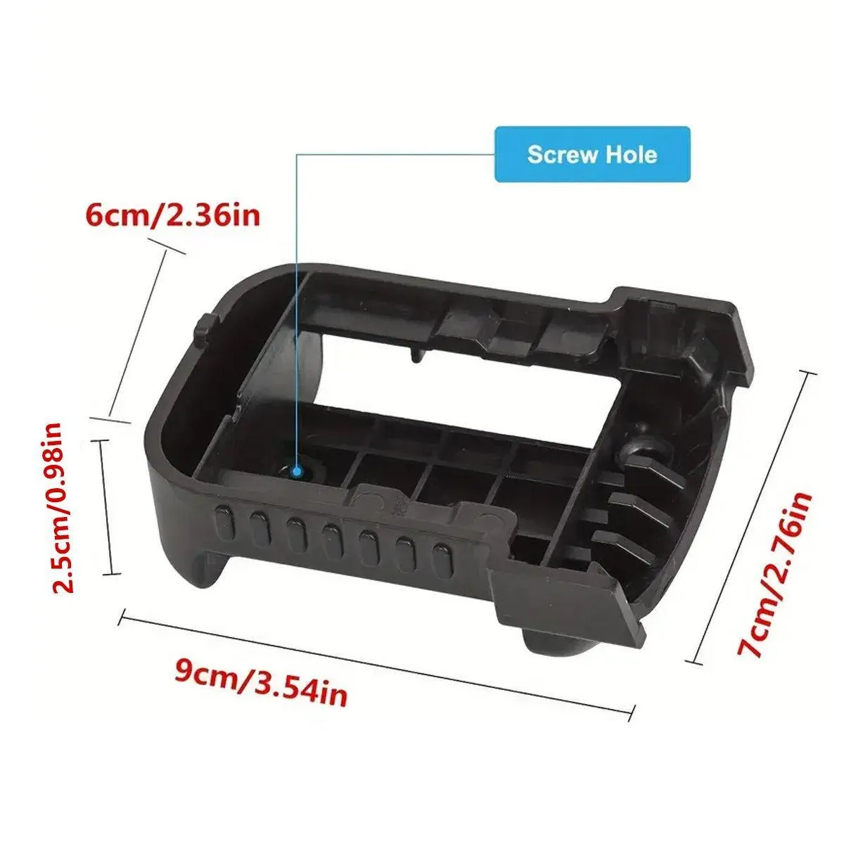 5pcs Battery Protective Cover with Belt Clip Plastic Wrap for Secure Storage