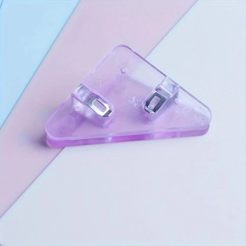 5pcs Triangle Clip Book Corner Document Holders