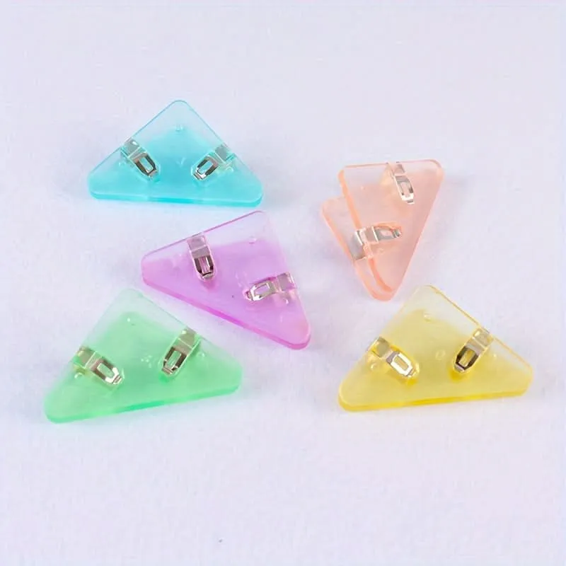 5pcs Triangle Clip Book Corner Document Holders