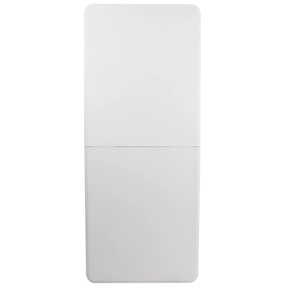 6-Foot Bi-Fold Granite White Plastic Folding Table - Flash Furniture