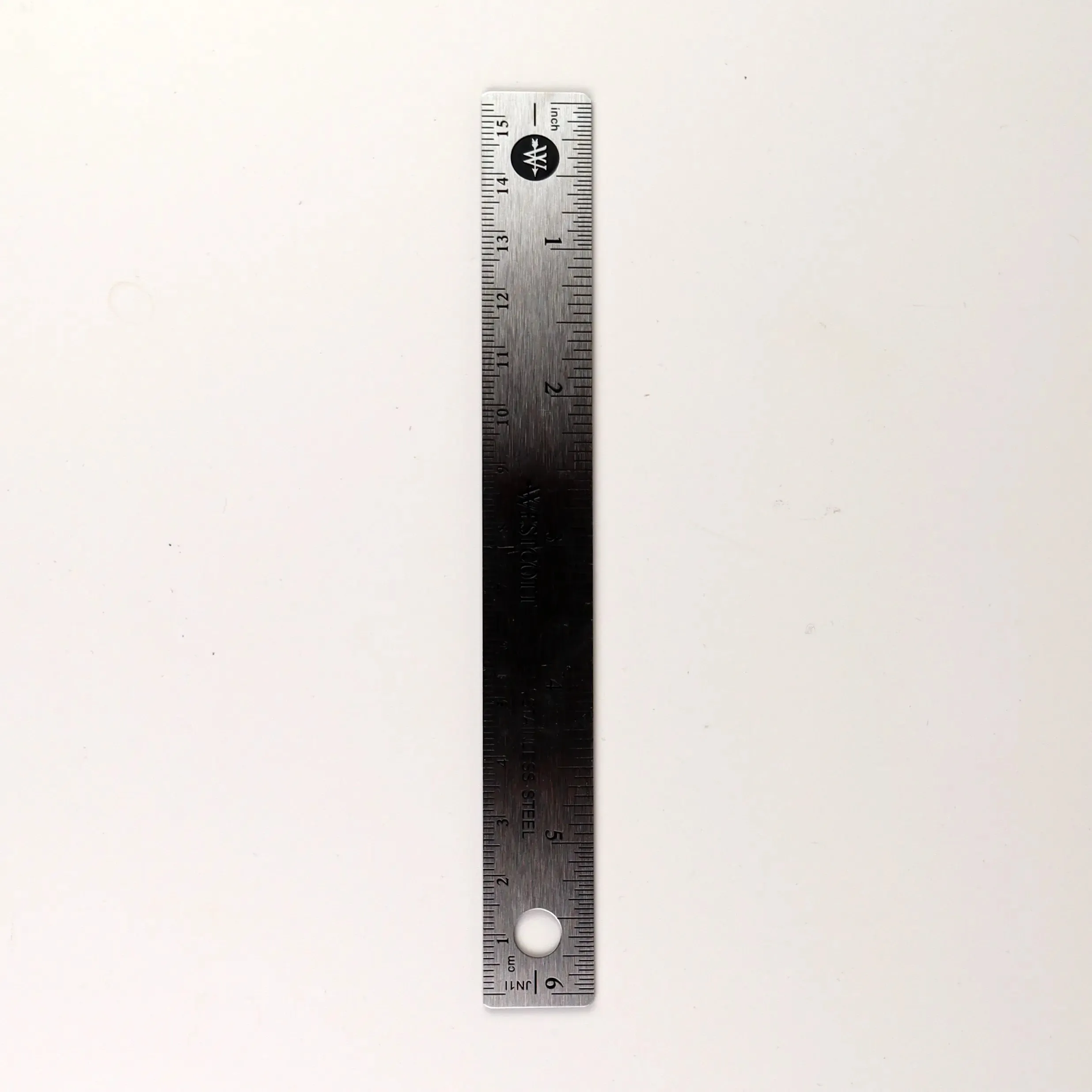6 Inch Stainless Steel Ruler with Cork Backing