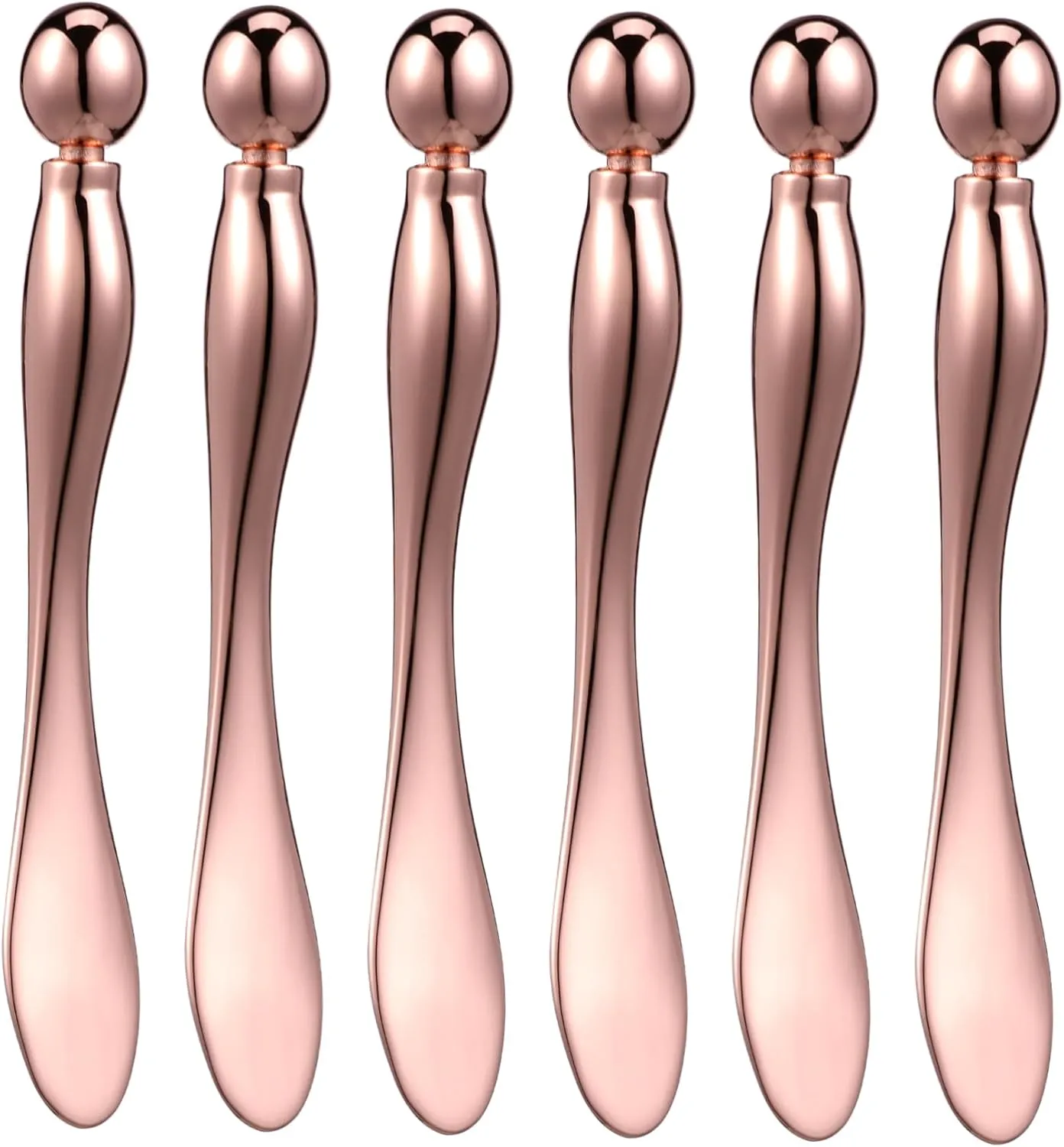 6 Pcs Eye Cream Applicator Facial Eye Roller Makeup Spoon Easy to Clean Tool