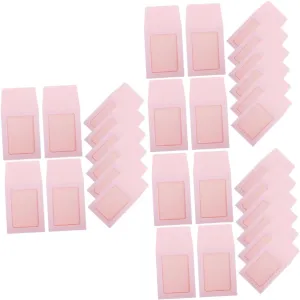 60pcs Simple Style Card Sleeves for Trading Cards Portable Display Envelopes Macaron Color Design Holders for Photos and Invitations Practical and Easy to Use