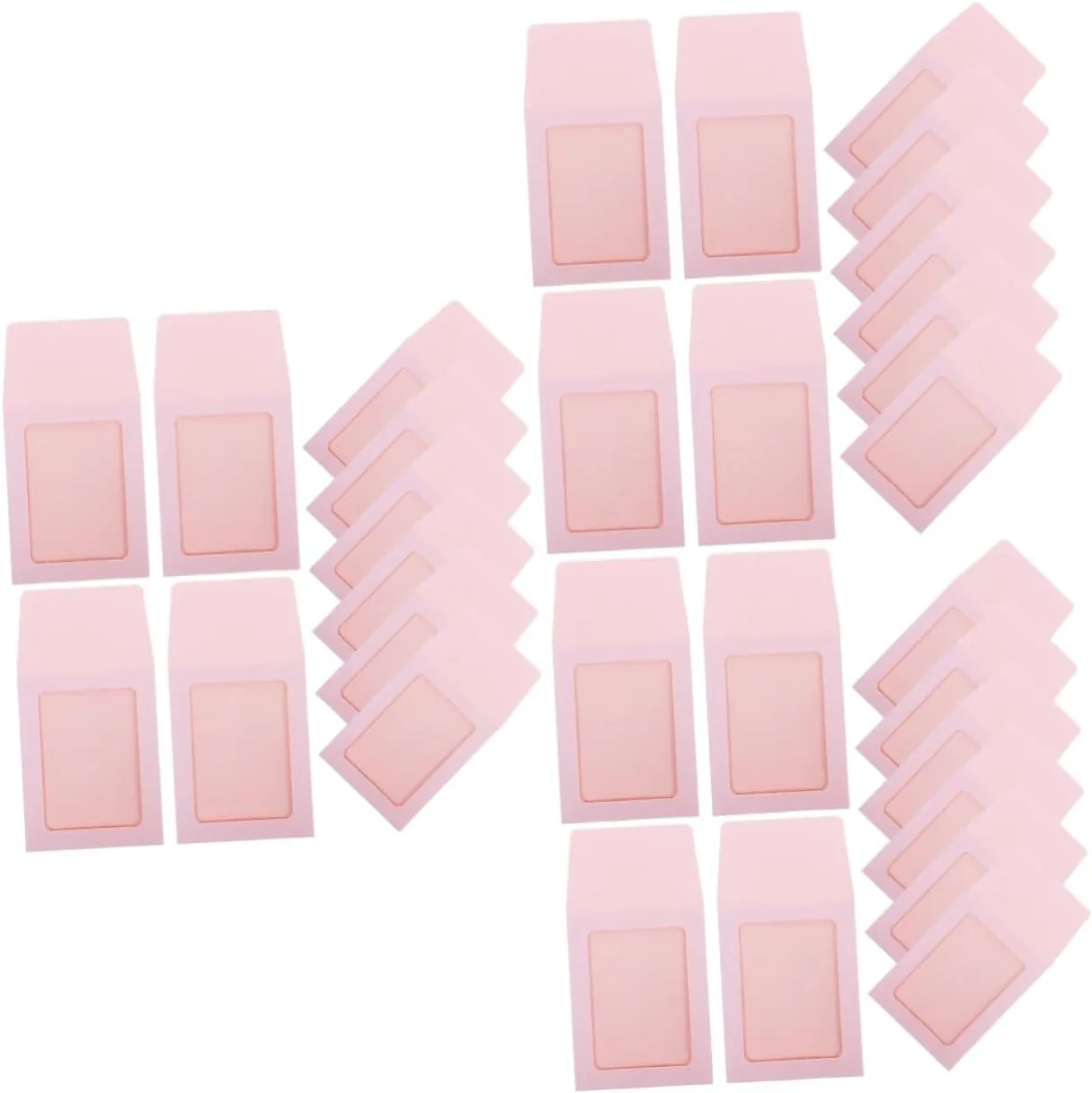 60pcs Simple Style Card Sleeves for Trading Cards Portable Display Envelopes Macaron Color Design Holders for Photos and Invitations Practical and Easy to Use
