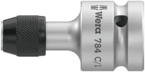 784 C 1/2" Adaptor with quick-release chuck, 784 C/1 x 1/4" x 50 mm