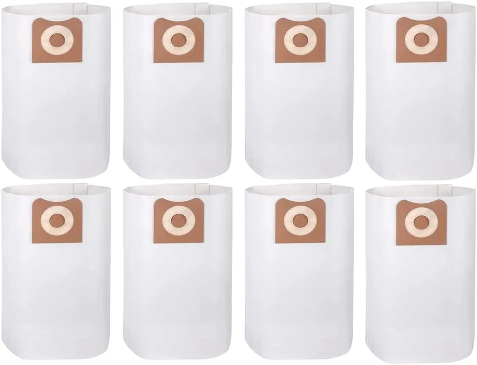 8pcs Vacuum Cleaner Dust Collector Bag Compatible For Ridgid Vf3502 12-16 Gallon Vacuum Cleaner Accessories