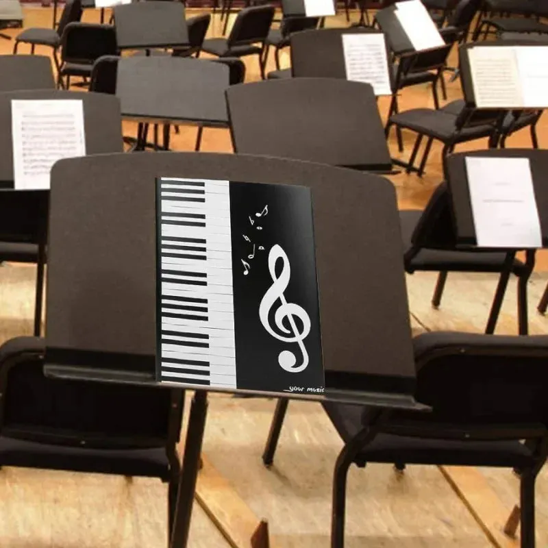 A4 Expandable Music Folder, 6-Pocket Sheet Music Organizer for Piano Scores and Writing Modifications