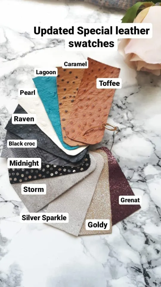 A6 Leather Inserts - Choose your leather