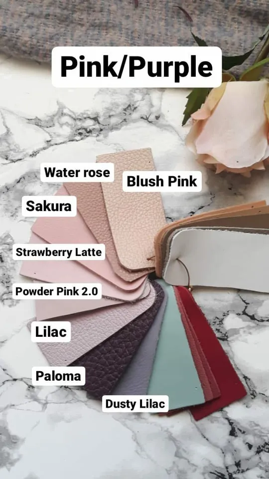 A6 Leather Inserts - Choose your leather