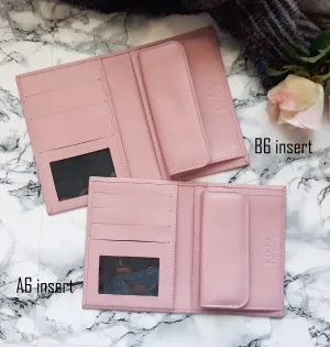 A6 Leather Inserts - Choose your leather