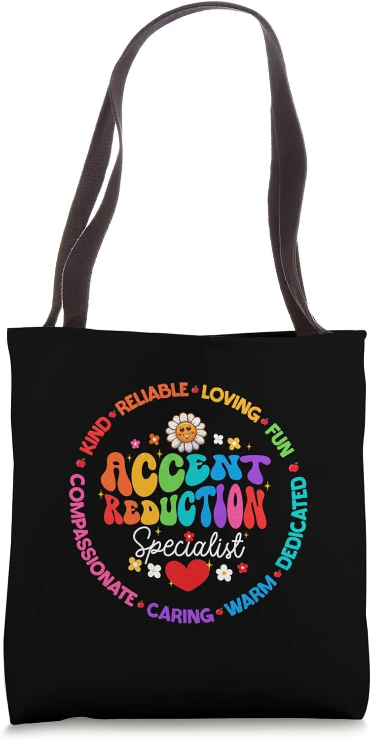 Accent Reduction Specialist ARS Therapy Back to School Tote Bag