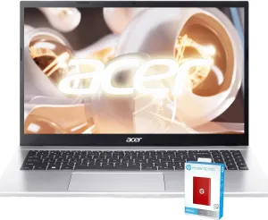 acer Aspire 3 Laptop | 15.6" FHD (1920 x 1080) Display | AMD Radeon | 8-Core AMD Ryzen 7-5700U | 32GB RAM | 1TB SSD (512GB PCIe SSD withHP P500 512GB Portable SSD) | WiFi-6 | Windows 11 Home