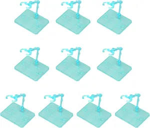 Action Figure Stand,10 Sets Figure Holder Display Plastic Figure Stand For 6 Inch Dollswith Mounting Accessories Adjustable Action Figure Display Stands Kit for Home Decor