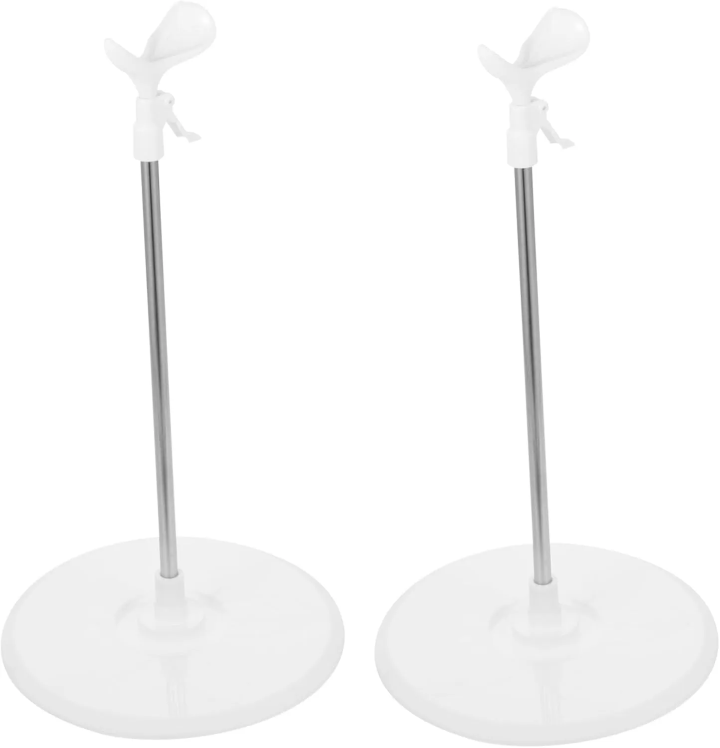 Adjustable Doll Stands 2pcs Doll Display Holders Sturdy Brackets for Action Figures Portable