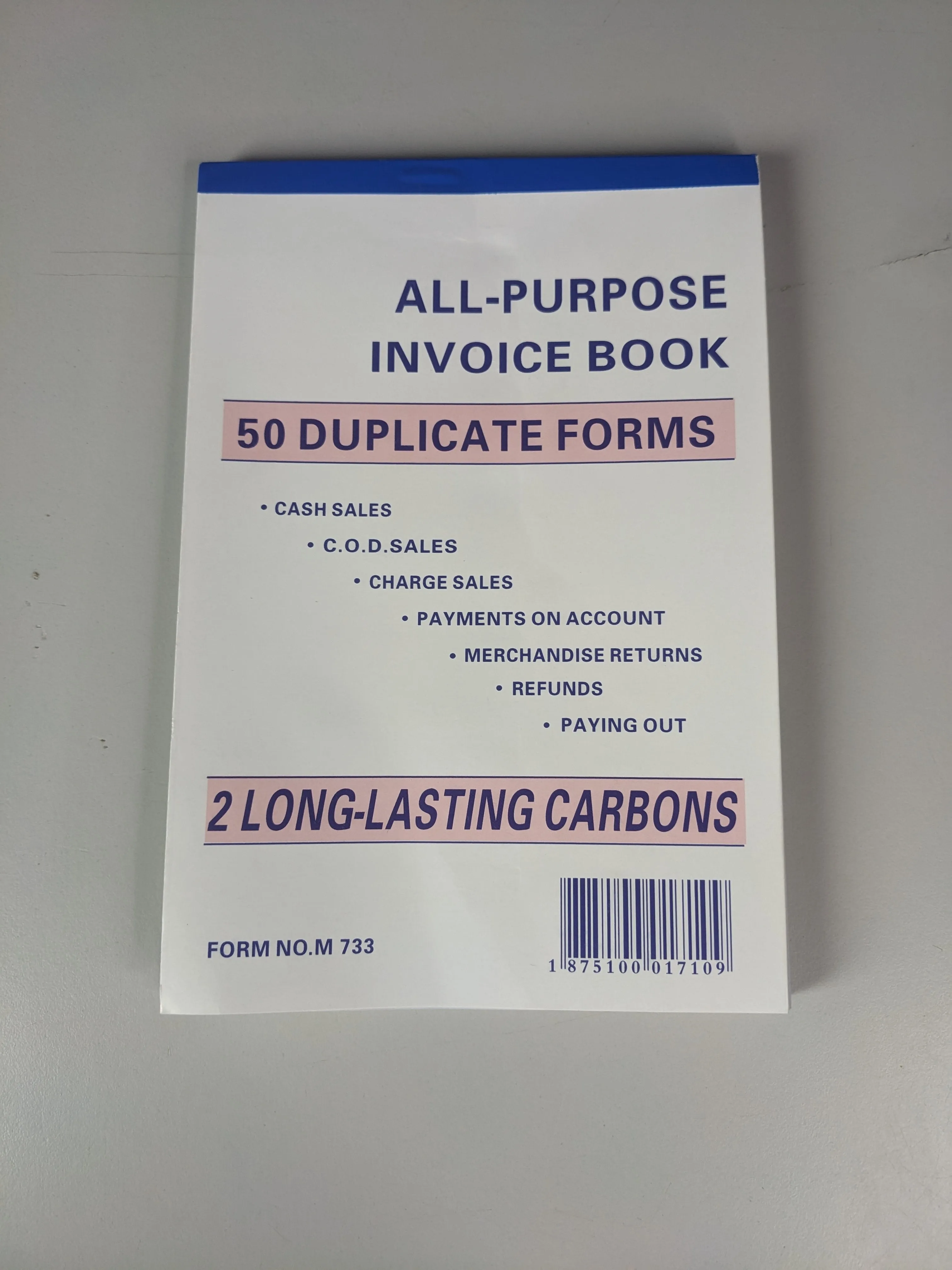 All Purpose Invoice Book (Hard copy)