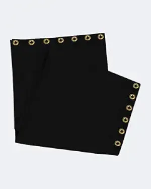 Amber Fight Gear Ultimate Performance Ring Canvas - Heavy-Duty Construction, Triple Reinforced Seams, Enhanced Thickness, Easy Installation with Tie-Down Lash Cord, 20x20, Black