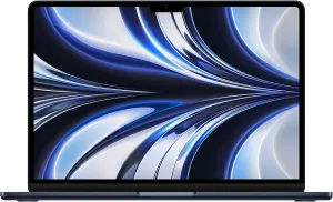 Apple MacBook Air 2022 Laptop with Apple M2 chip (13.6-inch, 8GB RAM, 256GB SSD Storage) Midnight (Renewed)