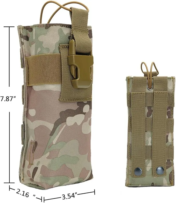 AR-152 Radio Pouch Tactical Radio Holder Radio Case Molle Radio Bag Nylon for GPS Phone AR-152 UV-5R 3800mAh Two Way Radio Walkie Talkies
