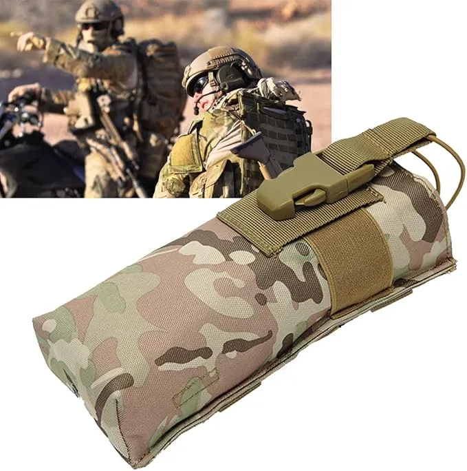 AR-152 Radio Pouch Tactical Radio Holder Radio Case Molle Radio Bag Nylon for GPS Phone AR-152 UV-5R 3800mAh Two Way Radio Walkie Talkies