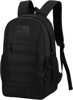 ArcEnCiel 35L Motorcycle Backpack Tactical Military Bag Army Assault Pack Rucksacks with Patch - Rain Cover Included