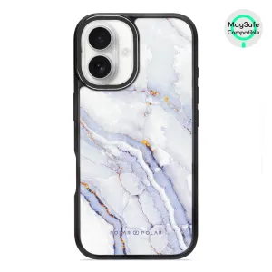 Arctic Ocean - iPhone 16 Frosted Black Bumper MagSafe Case